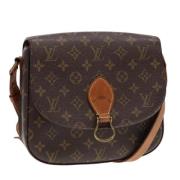 Pre-owned Canvas louis-vuitton-bags Louis Vuitton Vintage , Brown , Da...