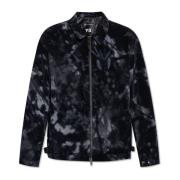 Jas met fluwelen afwerking Y-3 , Black , Heren