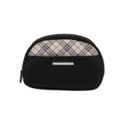 Pre-owned Nylon pouches Burberry Vintage , Black , Dames