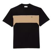 T-shirt Lacoste , Black , Heren