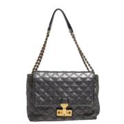 Pre-owned Leather shoulder-bags Marc Jacobs Pre-owned , Black , Dames