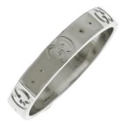 Pre-owned White Gold rings Gucci Vintage , Gray , Heren