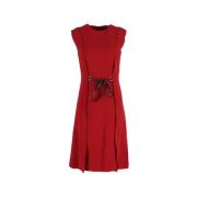 Pre-owned Fabric dresses Louis Vuitton Vintage , Red , Dames