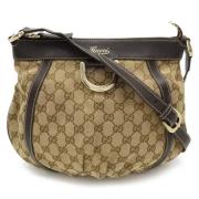 Pre-owned Canvas crossbody-bags Gucci Vintage , Brown , Dames