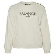 Birch Sweatshirt Freewear Wit Vero Moda , White , Dames