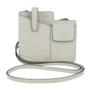 Pre-owned Leather shoulder-bags Fendi Vintage , White , Dames