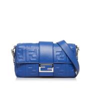 Pre-owned Leather fendi-bags Fendi Vintage , Blue , Dames