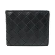 Pre-owned Leather wallets Bottega Veneta Vintage , Black , Dames