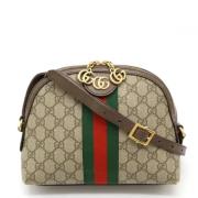 Pre-owned Canvas crossbody-bags Gucci Vintage , Beige , Dames