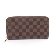 Pre-owned Leather wallets Louis Vuitton Vintage , Brown , Dames