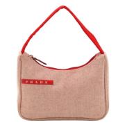 Pre-owned Canvas handbags Prada Vintage , Red , Dames