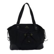 Pre-owned Nylon shoulder-bags Burberry Vintage , Black , Dames