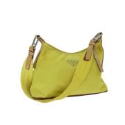 Pre-owned Nylon prada-bags Prada Vintage , Yellow , Dames