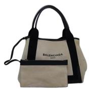 Pre-owned Canvas balenciaga-bags Balenciaga Vintage , White , Dames