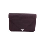 Pre-owned Leather clutches Alexander Wang Pre-owned , Red , Dames