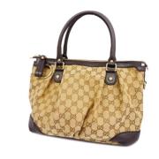 Pre-owned Canvas gucci-bags Gucci Vintage , Brown , Dames