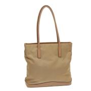 Pre-owned Nylon totes Prada Vintage , Beige , Dames