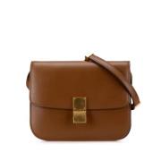 Pre-owned Leather crossbody-bags Celine Vintage , Brown , Dames