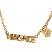 Pre-owned Fabric necklaces Versace Pre-owned , Yellow , Dames