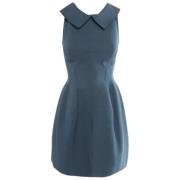 Pre-owned Cotton dresses Alaïa Pre-owned , Blue , Dames