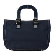 Pre-owned Leather fendi-bags Fendi Vintage , Blue , Dames