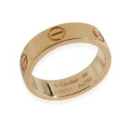 Pre-owned Metal rings Cartier Vintage , Yellow , Dames