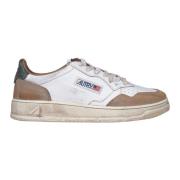 Lage Sneakers voor Mannen Autry , Beige , Heren