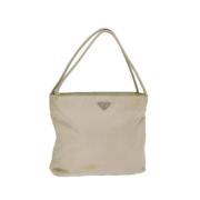 Pre-owned Nylon prada-bags Prada Vintage , Beige , Dames