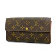 Pre-owned Fabric wallets Louis Vuitton Vintage , Brown , Dames