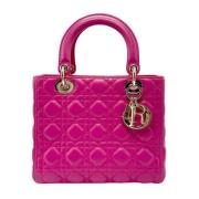 Pre-owned Leather dior-bags Dior Vintage , Pink , Dames