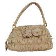 Pre-owned Nylon prada-bags Prada Vintage , Beige , Dames