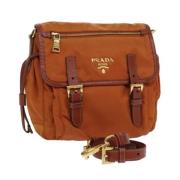 Pre-owned Nylon prada-bags Prada Vintage , Orange , Dames