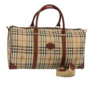 Pre-owned Leather travel-bags Burberry Vintage , Multicolor , Dames