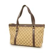 Pre-owned Canvas gucci-bags Gucci Vintage , Brown , Dames