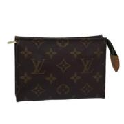 Pre-owned Canvas pouches Louis Vuitton Vintage , Brown , Dames