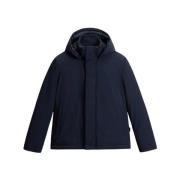 Blauwe Donsjas Waterdicht Winddicht Woolrich , Blue , Heren