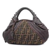 Pre-owned Nylon fendi-bags Fendi Vintage , Brown , Dames