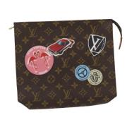 Pre-owned Canvas pouches Louis Vuitton Vintage , Brown , Dames