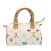 Pre-owned Canvas louis-vuitton-bags Louis Vuitton Vintage , White , Da...