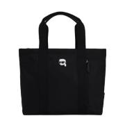 Ikonik Tote Nylon Grande - Zwarte Schoudertas Karl Lagerfeld , Black ,...