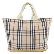 Pre-owned Canvas handbags Burberry Vintage , Multicolor , Dames