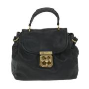 Pre-owned Leather handbags Chloé Pre-owned , Black , Dames