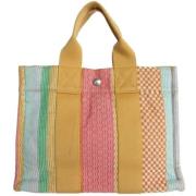 Pre-owned Cotton handbags Hermès Vintage , Multicolor , Dames