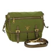 Pre-owned Nylon prada-bags Prada Vintage , Green , Dames