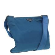 Pre-owned Nylon prada-bags Prada Vintage , Blue , Dames