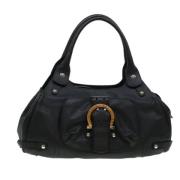 Pre-owned Leather shoulder-bags Salvatore Ferragamo Pre-owned , Black ...