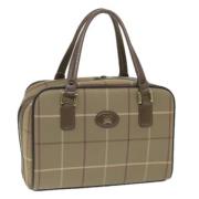 Pre-owned Canvas handbags Burberry Vintage , Beige , Dames