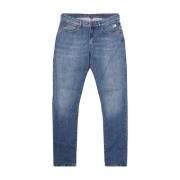 Denim Slim Fit Jeans Roy Roger's , Blue , Heren