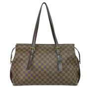 Pre-owned Canvas louis-vuitton-bags Louis Vuitton Vintage , Brown , Da...