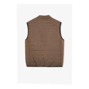 Mouwloos gewatteerd vest Eden Park , Brown , Heren